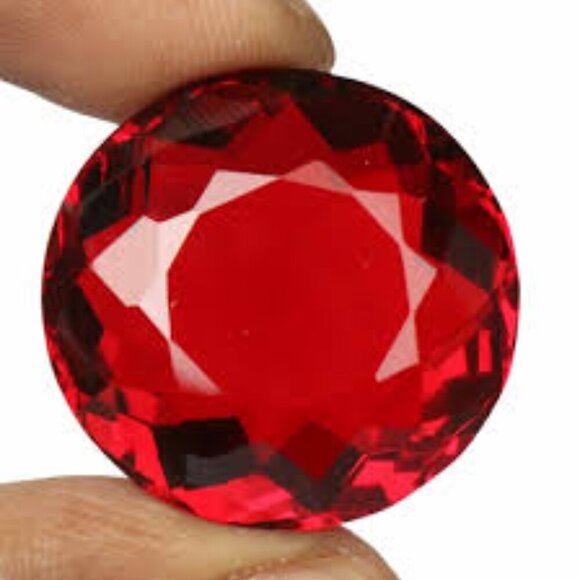 Topaz Jewelry - Red Topaz Elegant Red Gemstone Jewelry Piece Loose Stone